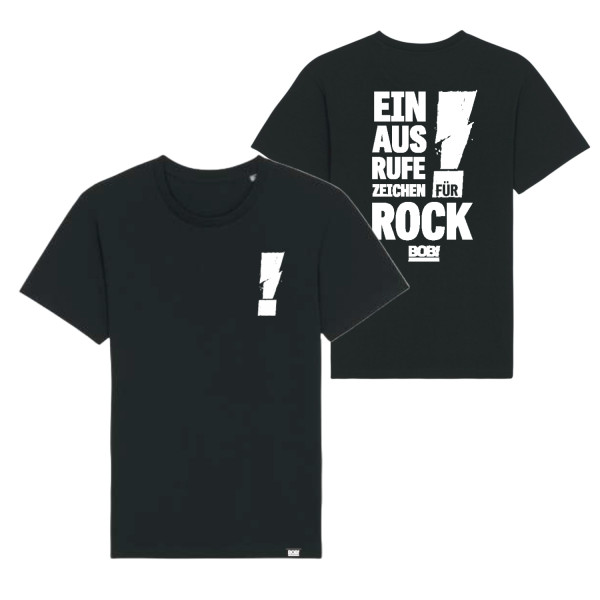 Shirt - Ausrufezeichen für Rock, schwarz