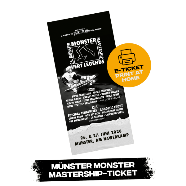 25. Münster Monster Mastership Vert Legends - E-Ticket
