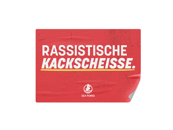 Sea Punks - Rassistische Kackscheiße Sticker Set