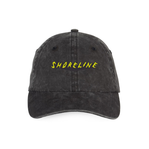 Shoreline - Cap - Logo, washed black