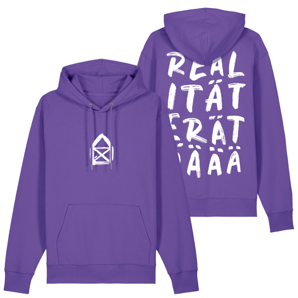 Hoodie - Realität, purple love