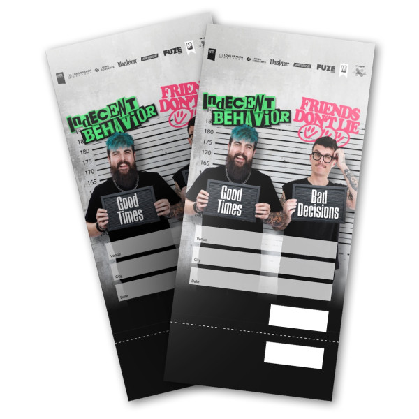 Augsburg 26.02.2027 - FRIENDS DON’T LIE / INDECENT BEHAVIOR - Hardticket