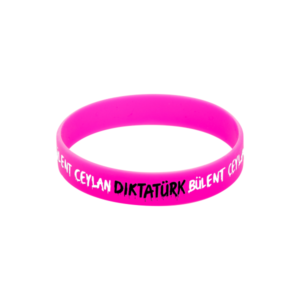 Silikonarmband - Diktatürk, pink