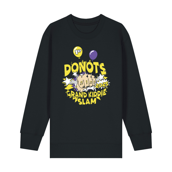 Donots Kids-Sweater - Grand Kiddie Slam 2025, schwarz