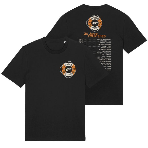 Unisex Shirt - Tour 2025, schwarz