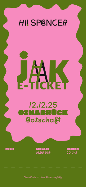 E-Ticket - JAK - Osnabrück 12.12.2025