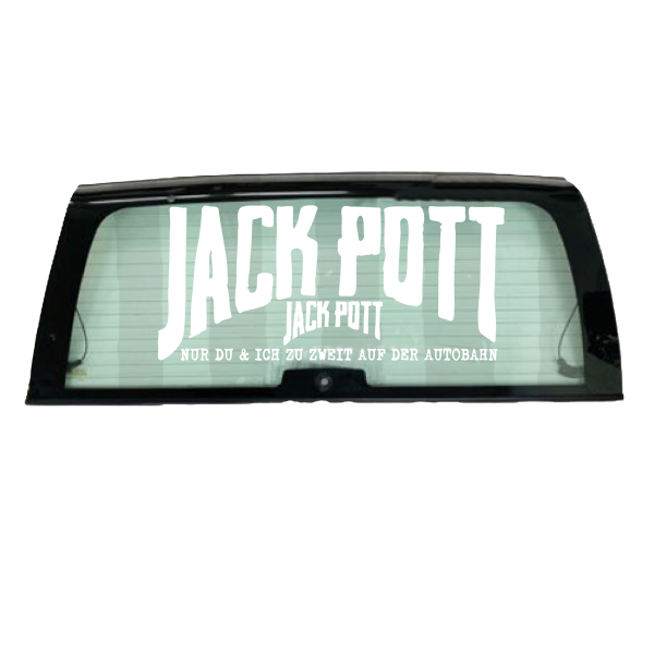 Heckscheibenaufkleber-Set - Jack Pott