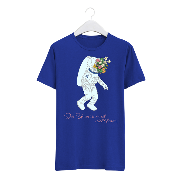 T-Shirt - Astronaut*in, blau