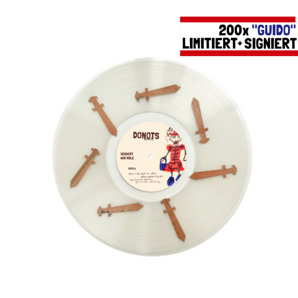 LTD. Vinyl - CIRCLE PIT AUS HOLZ "GUIDO" - Schwert aus Holz - SIGNIERT