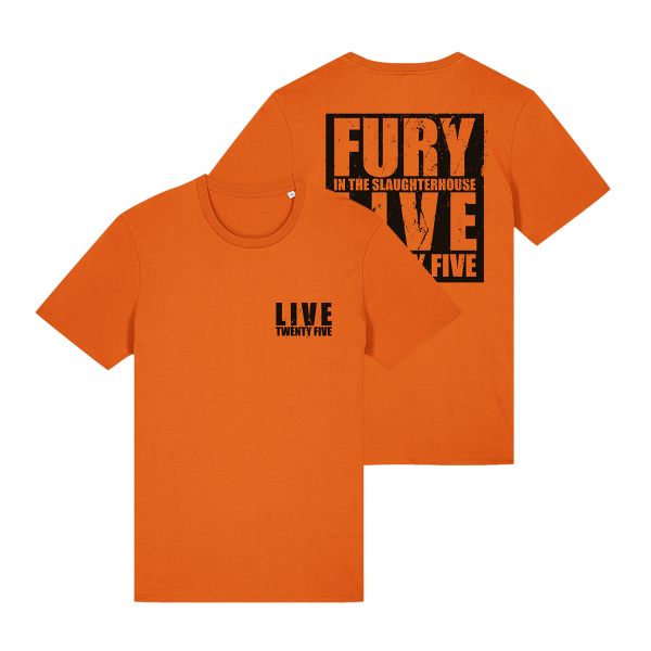 T-Shirt - Live25, bright orange