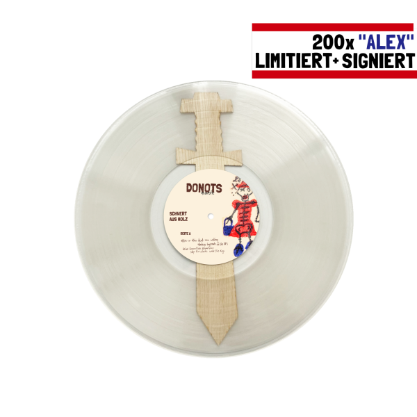 LTD. Vinyl - LICHT-SCHWERT „ALEX" - Schwert aus Holz - SIGNIERT