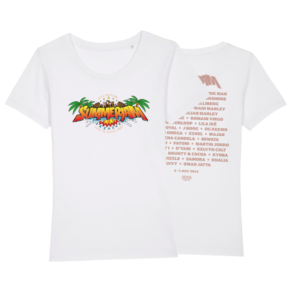Women T-Shirt - Logo Summerjam 2024, white