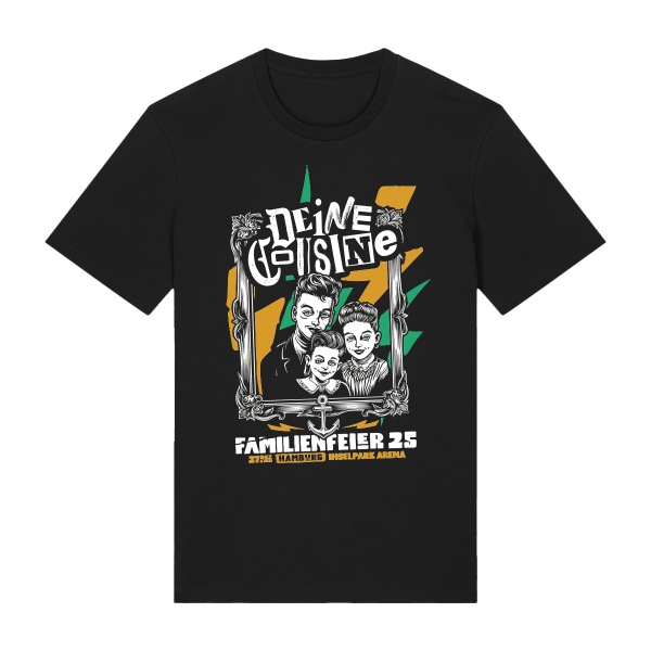 T-Shirt - Familienfeier 2025, schwarz