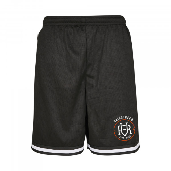 Mesh Shorts - College, schwarz