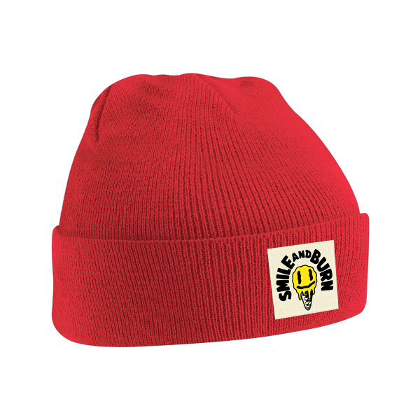 Beanie - Eis, rot