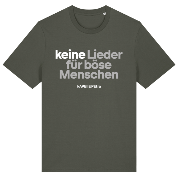 T-Shirt - Keine Lieder für böse Menschen (2026), khaki