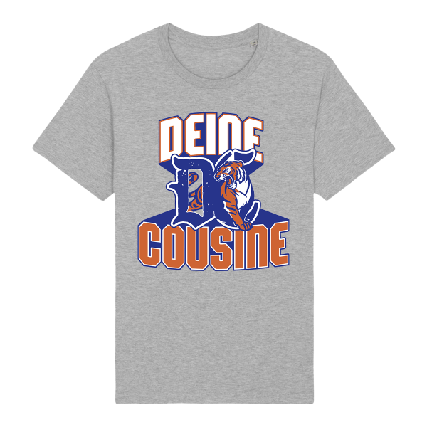 T-Shirt - Tiger, heather grey