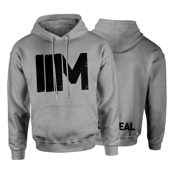 Hoodie - IIM, hellgrau