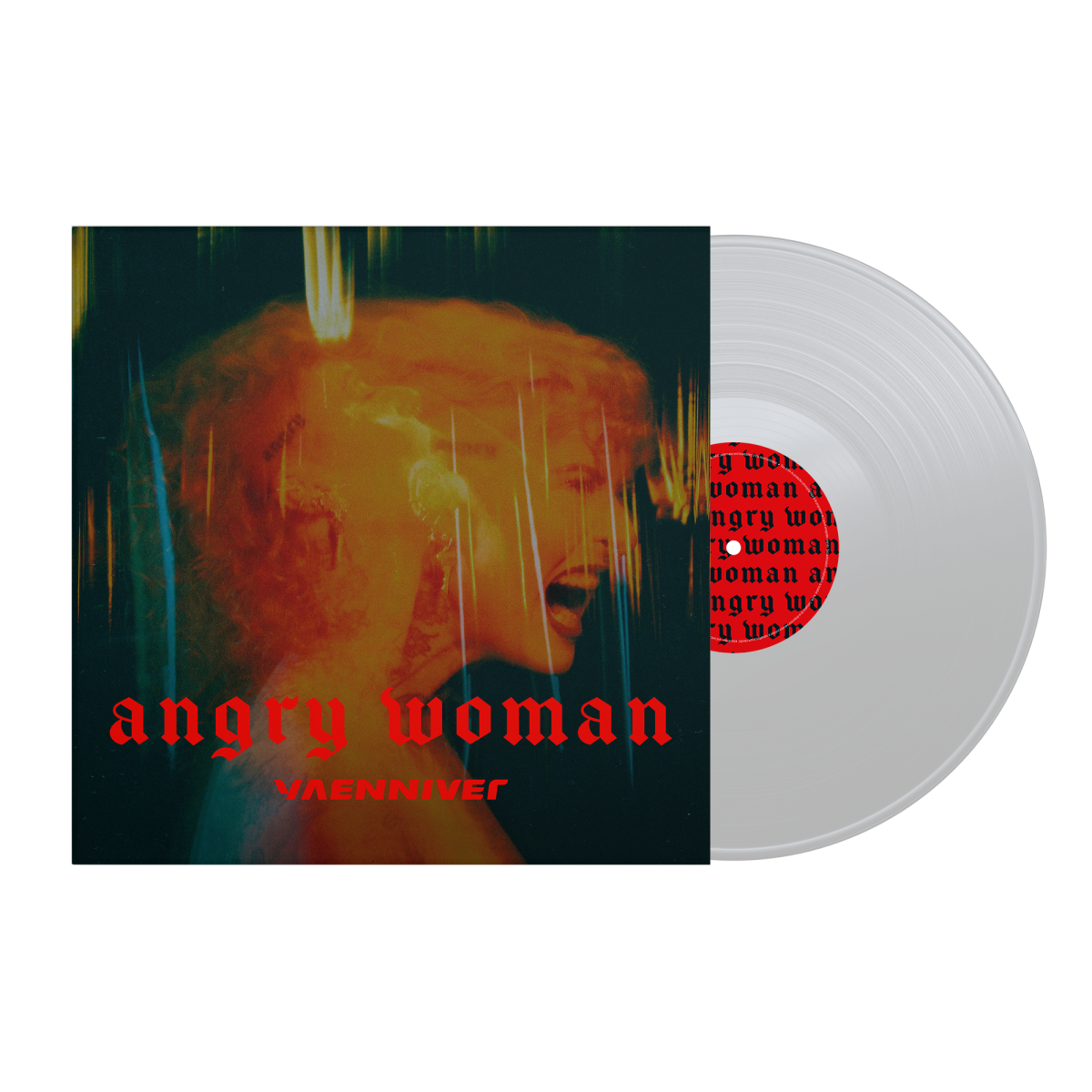 LP (transparent) - "ANGRY WOMAN"