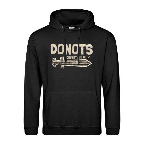 Donots Hoodie - Schwert aus Holz Release Tour 2025