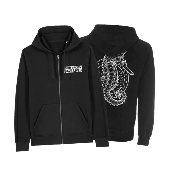 Zipper - Seepferdchen, schwarz