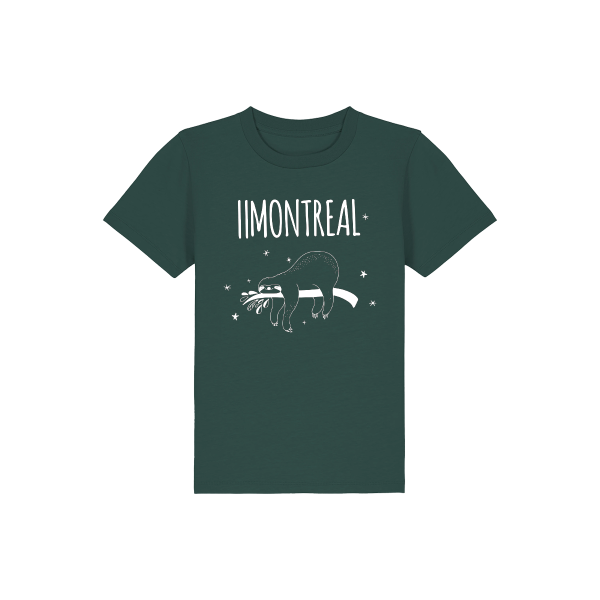 Kids T-Shirt - Faultier, glazed green