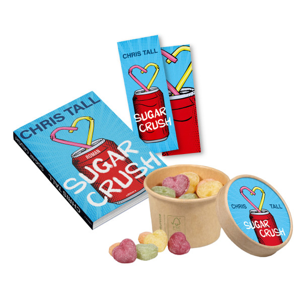 Bundle - "Sugar Crush" Taschenbuch + Bonbons + Lesezeichen