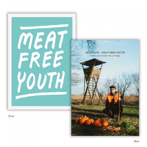 Shoreline - Poster - Meat Free Youth (A3 - "gefaltet auf A4")