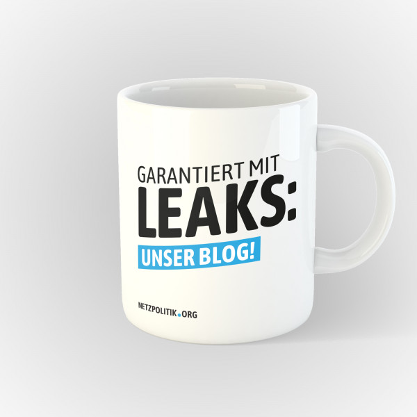 Tasse - Gute Leaks, schlechte Leaks