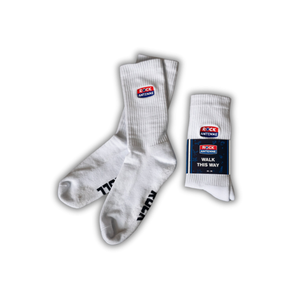 Socken - Walk This Way, weiss