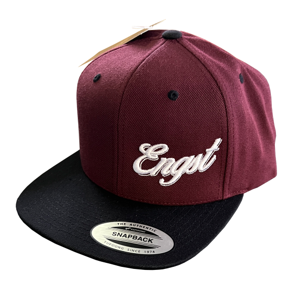Cap, burgundy