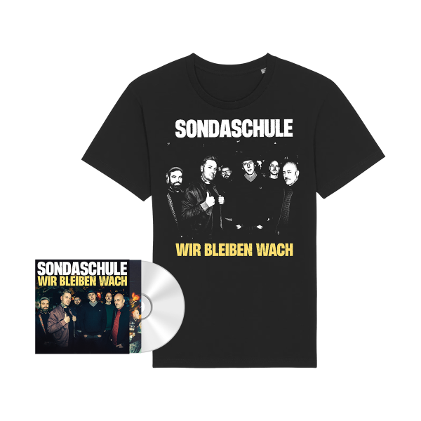 Bundle: CD + T-Shirt - „WIR BLEIBEN WACH“