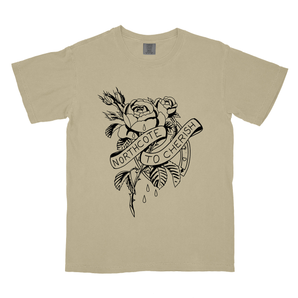 T-Shirt - 'Rose' - sand