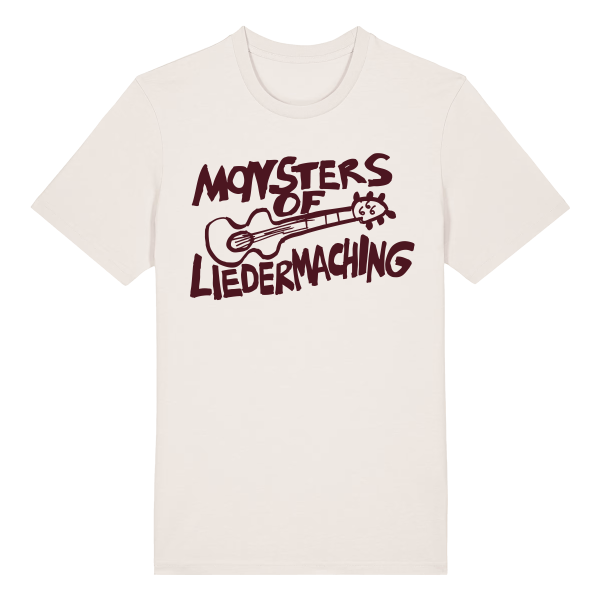 T-Shirt - Gitarren Logo, vintage weiss