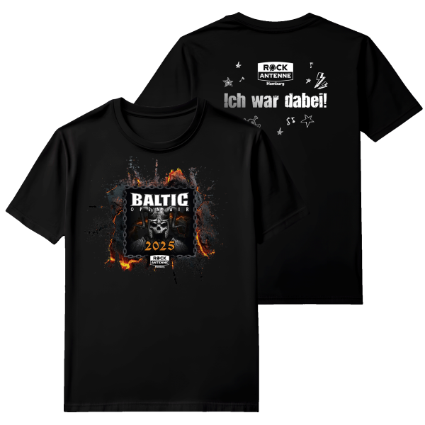 T-Shirt - Hamburg Baltic Open Air 25, schwarz