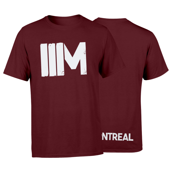 T-Shirt - IIM, burgund