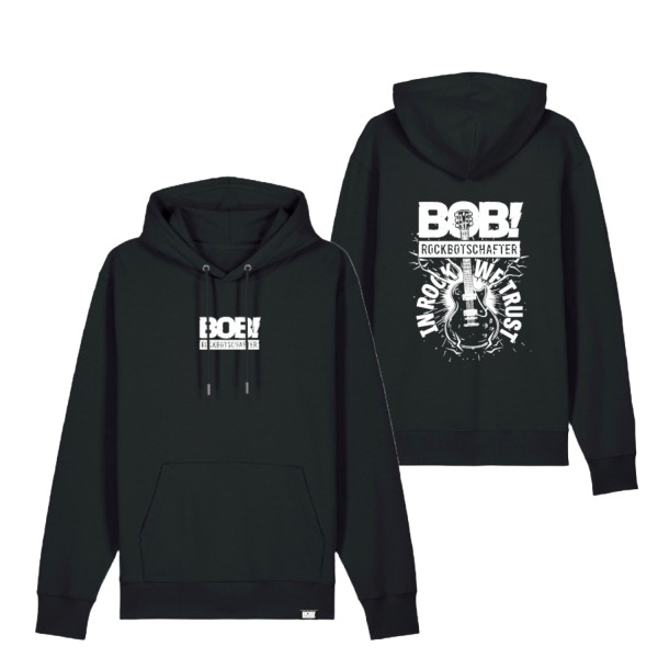 Hoodie - In Rock We Trust, schwarz