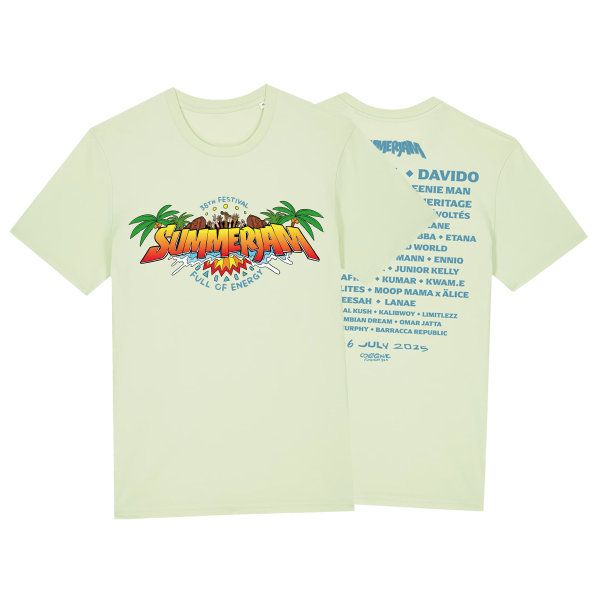 T-Shirt - Logo - Summerjam 2025, stem green