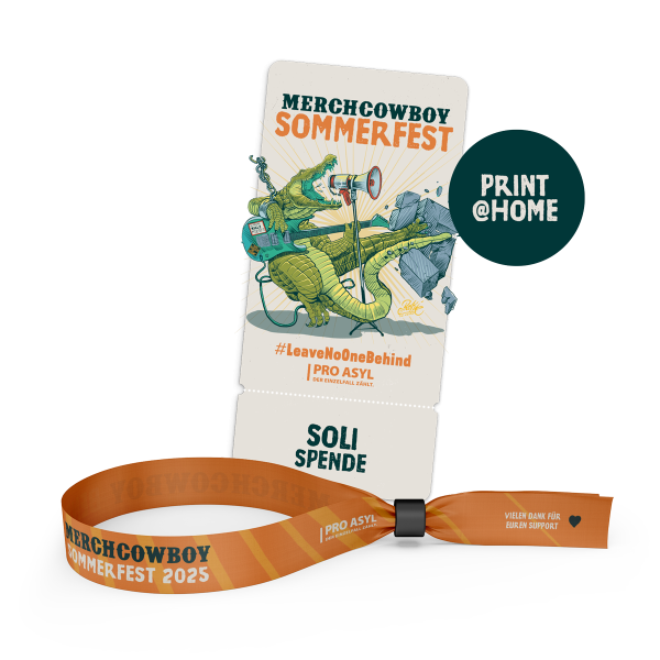 E-Ticket & Soli-Bändchen "Merchcowboy Sommerfest 2025" - Münster, 18.07.25