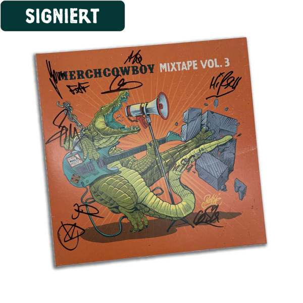 SIGNED 2LP - Benefiz-Sampler - Merchcowboy-Mixtape Vol. 3 (Gatefold / Bio Vinyl)