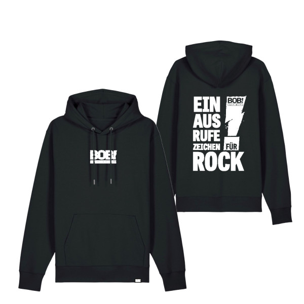 Hoodie - Ausrufezeichen für Rock, schwarz
