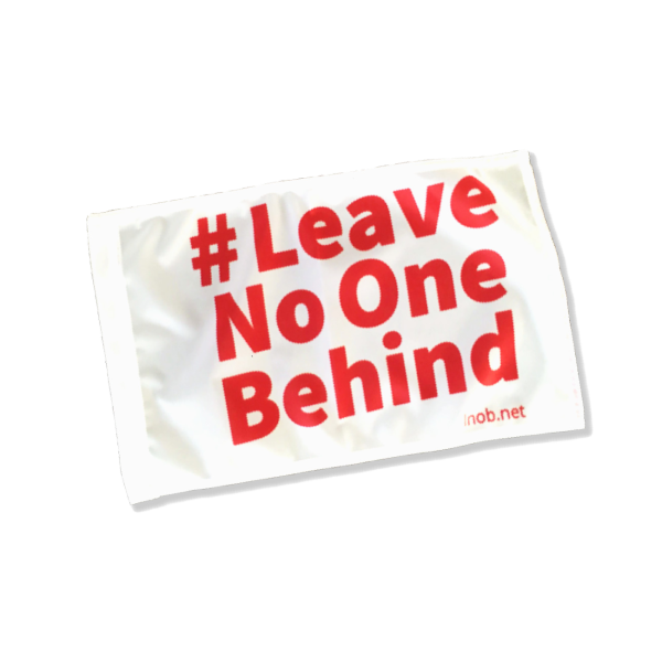 Fahne - Leave No One Behind (klein)