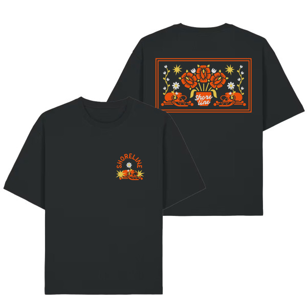 Shoreline - T-Shirt - Skull, schwarz