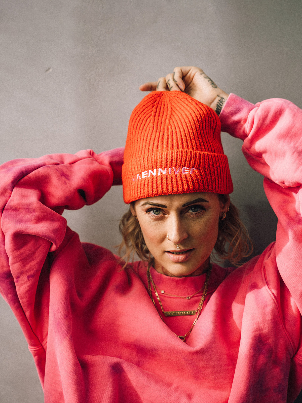 Beanie Fire Red