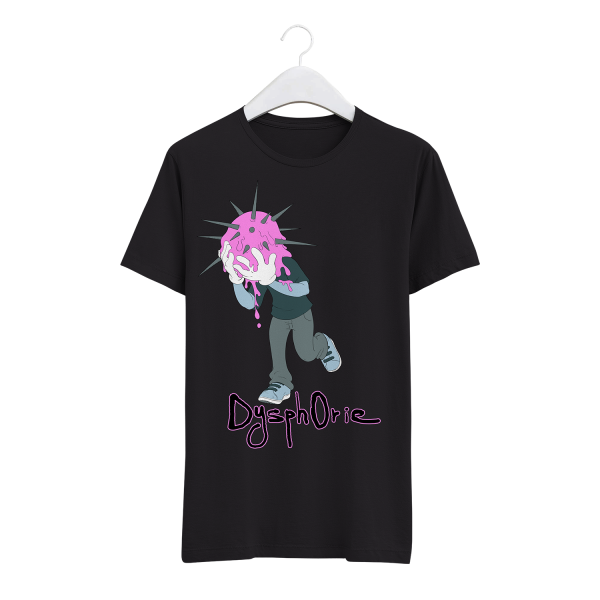T-Shirt - Dysphorie, schwarz