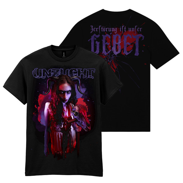 T-Shirt - Zerstörung, schwarz