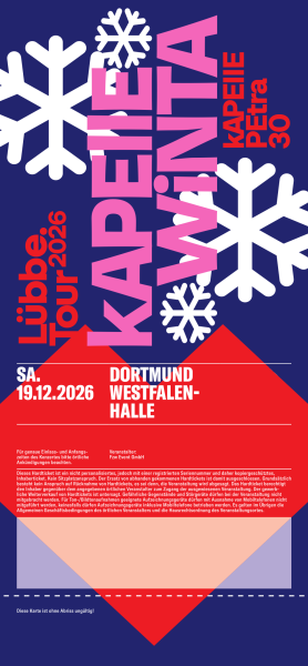 Hardticket - Dortmund 19.12.2026