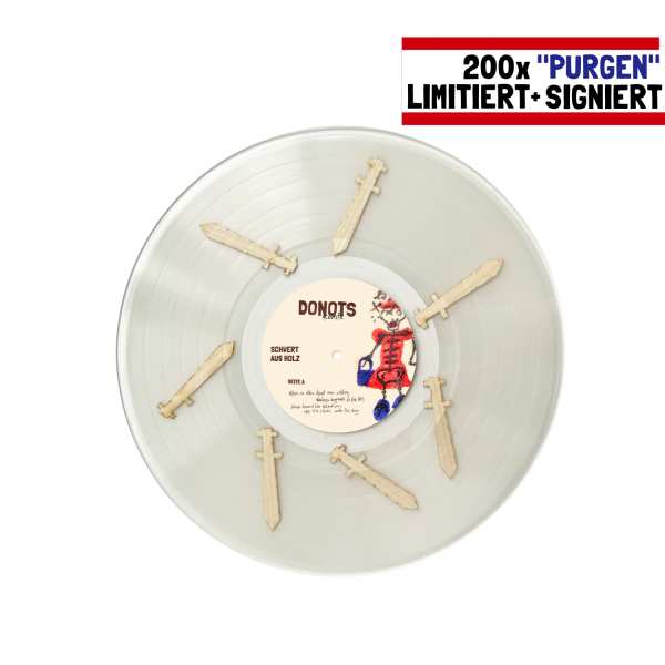 LTD. Vinyl - CIRCLE PIT AUS HOLZ "PURGEN“ - Schwert aus Holz - SIGNIERT