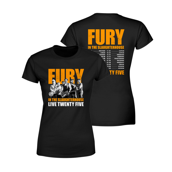 Girls-Shirt - Tour-Live25, black