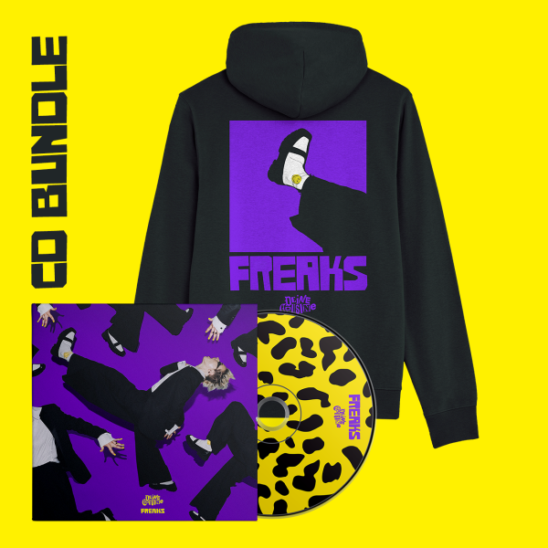 CD Bundle Freaks - Hoodie schwarz (handsigniert)